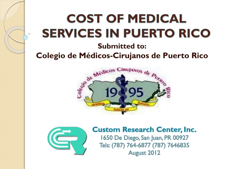 cost of medical services in puerto rico submitted