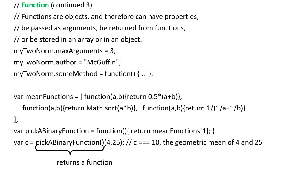 function continued 3