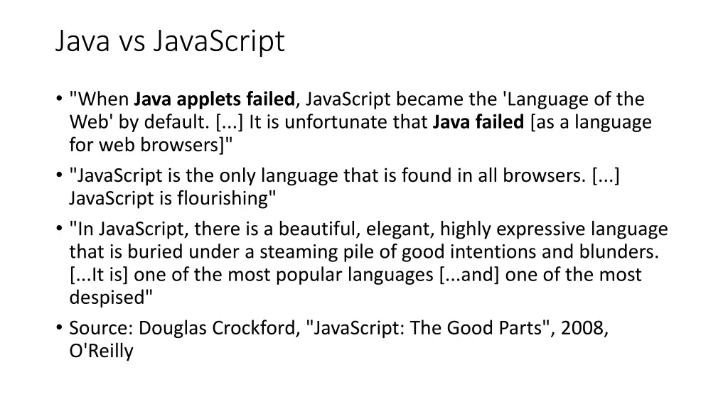 java vs javascript