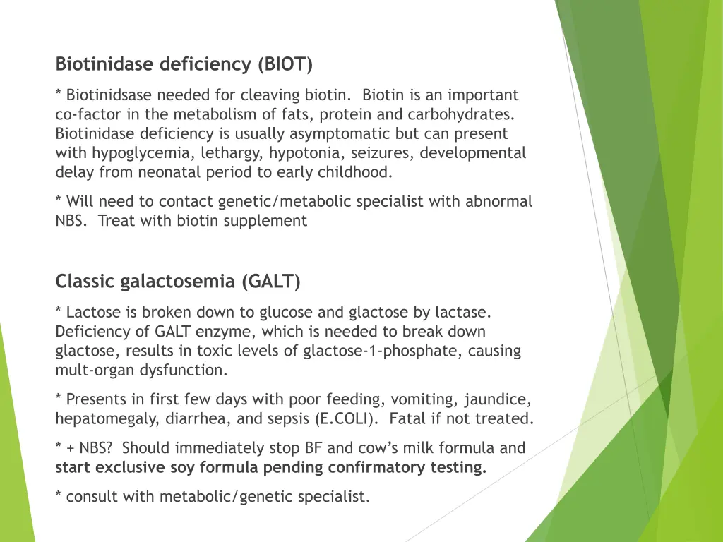 biotinidase deficiency biot