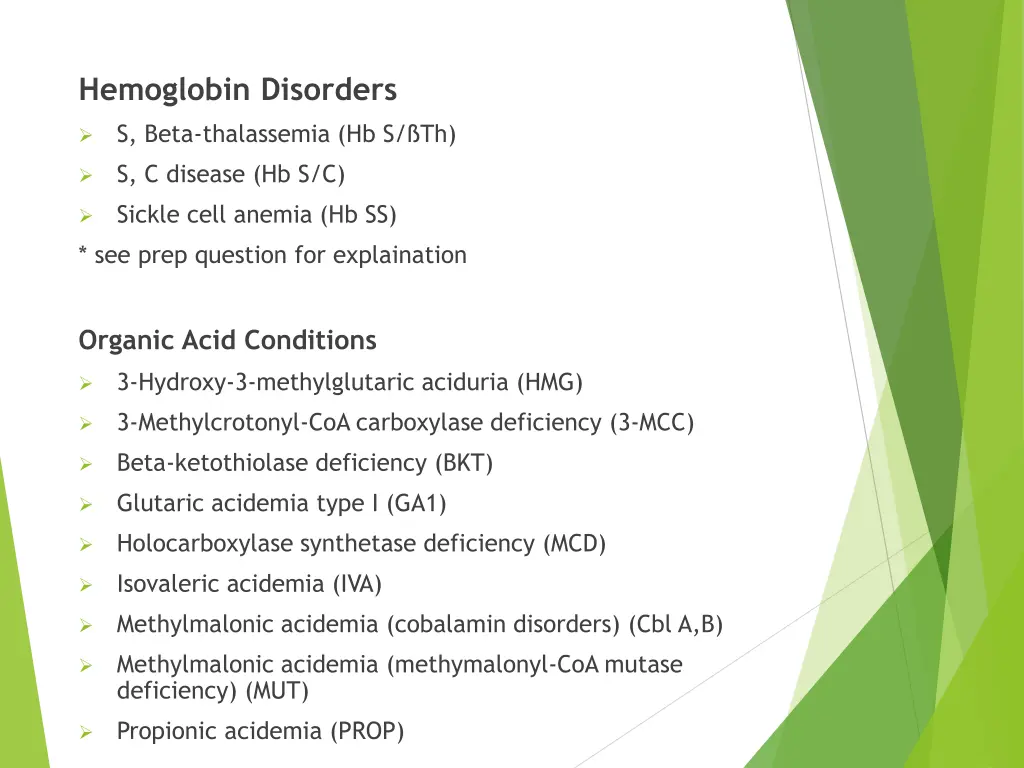 hemoglobin disorders