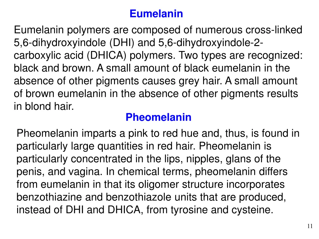 eumelanin