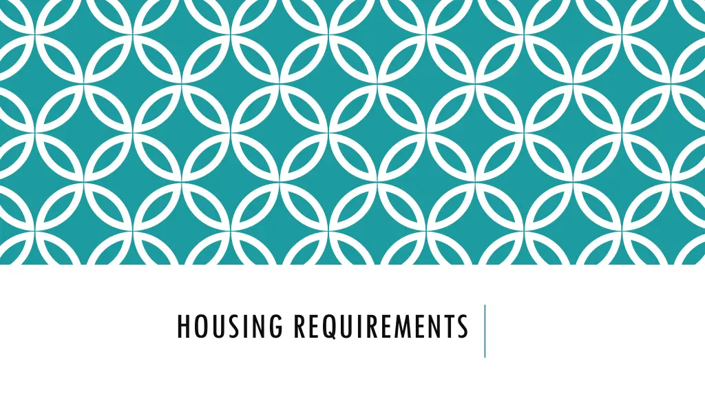 housing requirements