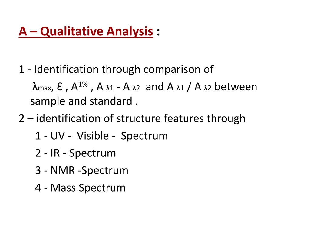 a qualitative analysis