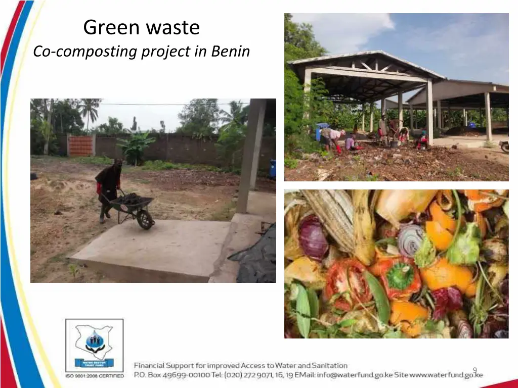 green waste co composting project in benin