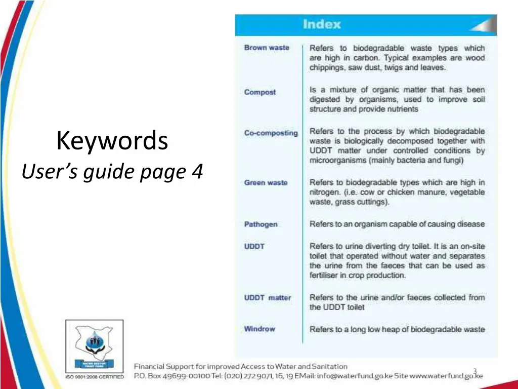 keywords user s guide page 4