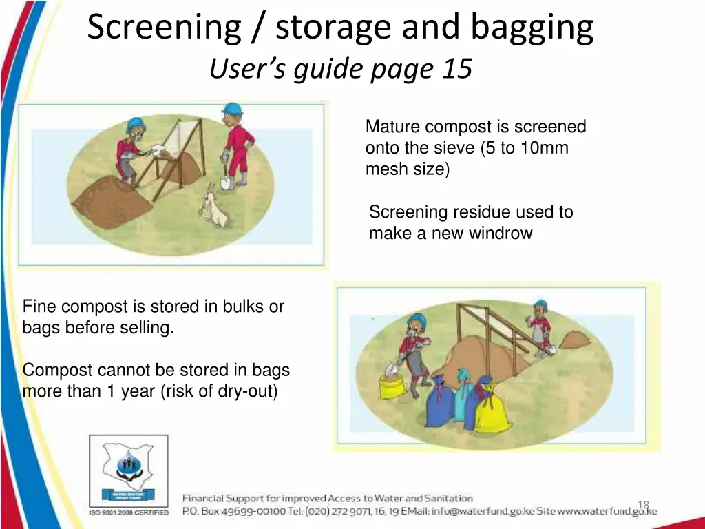 screening storage and bagging user s guide page 15