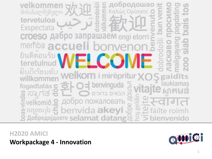 h2020 amici workpackage 4 innovation