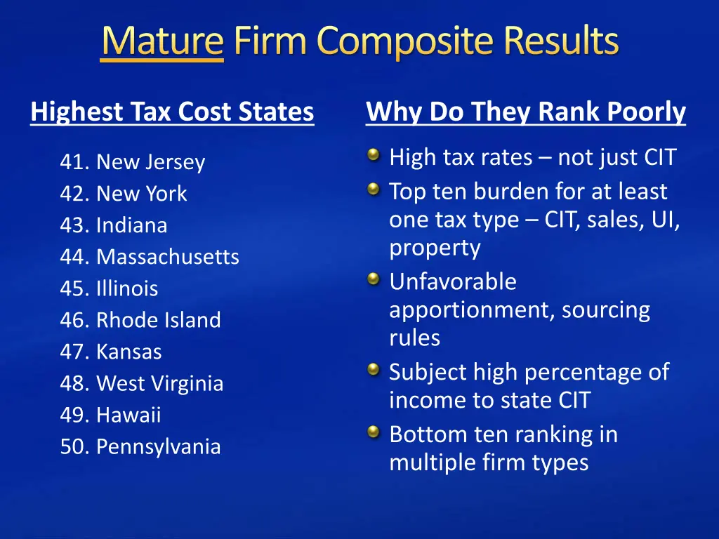 maturefirm composite results 1