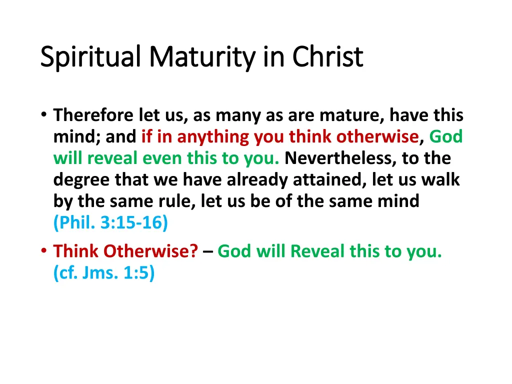 spiritual maturity in christ spiritual maturity 2