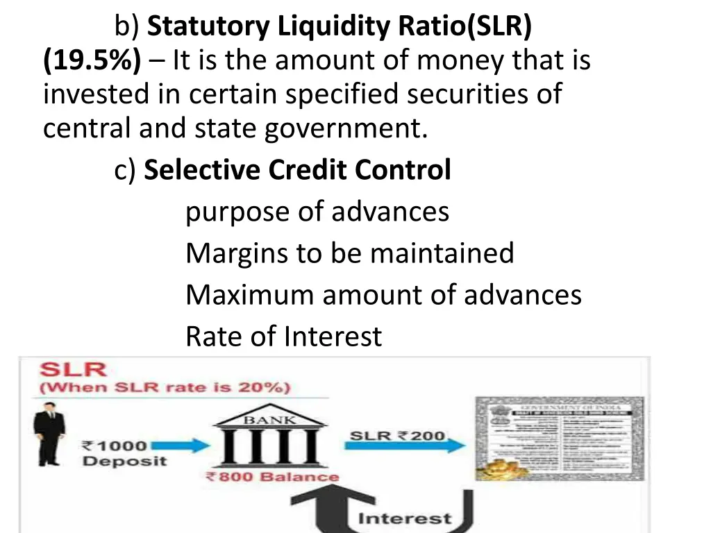 b statutory liquidity ratio