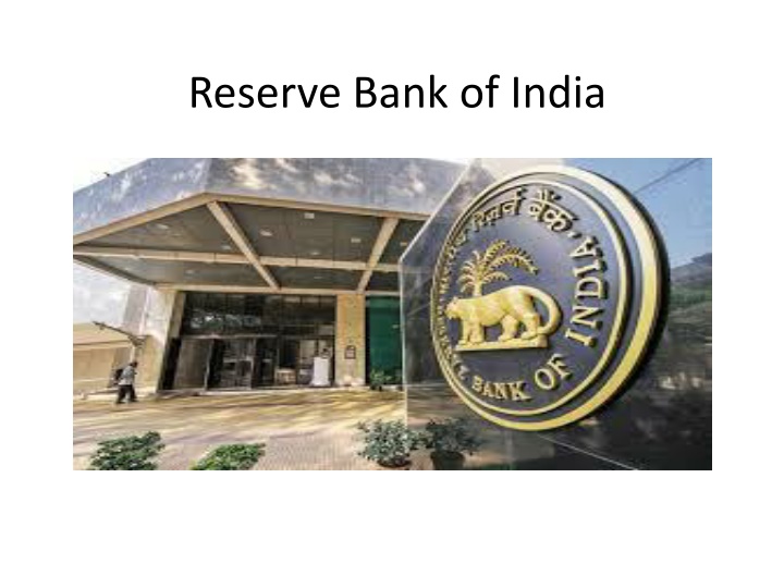 reserve bank of india