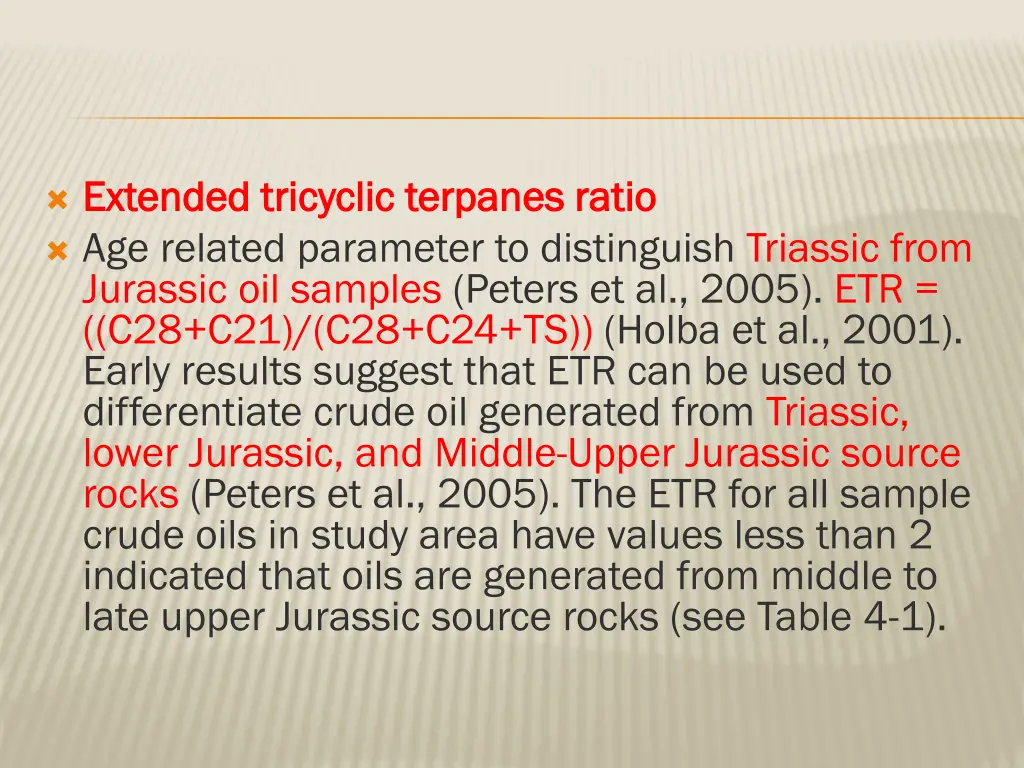 extended extended tricyclic age related parameter