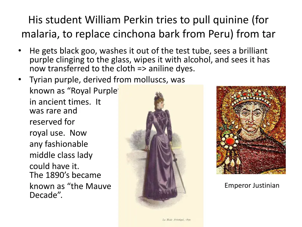 his student william perkin tries to pull quinine