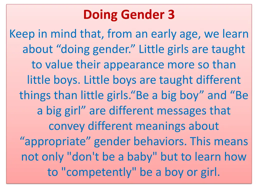 doing gender 3