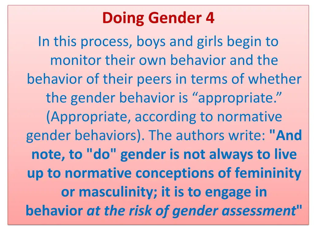 doing gender 4