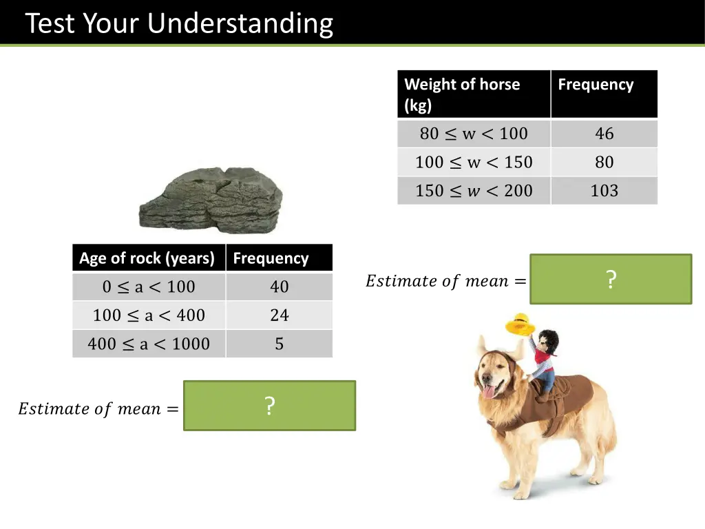 test your understanding