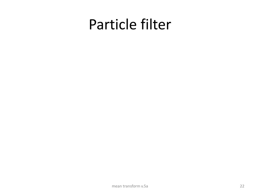 particle filter