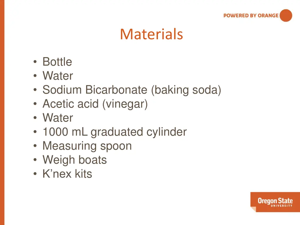 materials