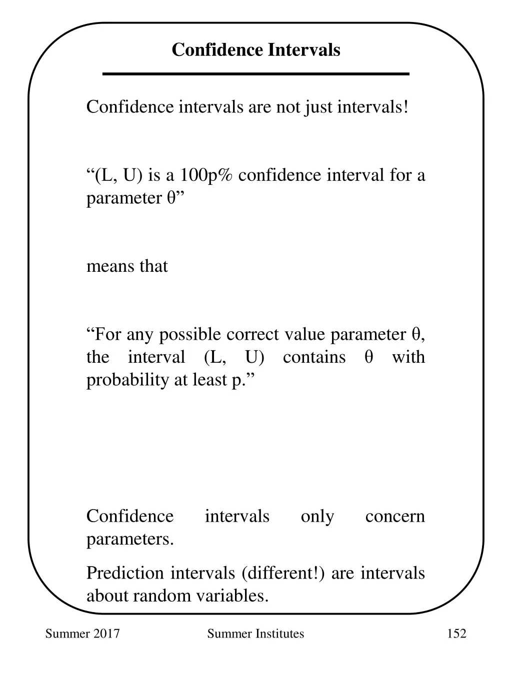 confidence intervals 1