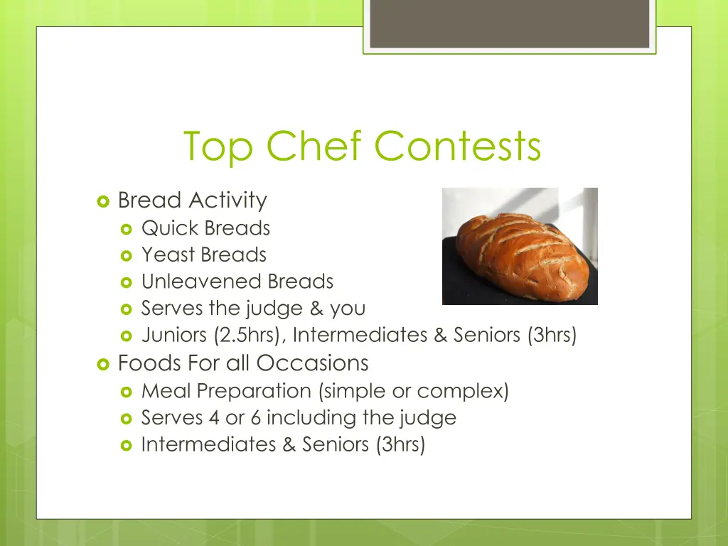 top chef contests