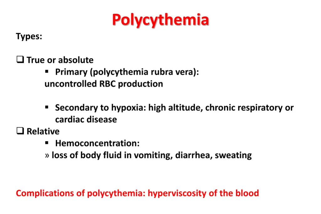 polycythemia