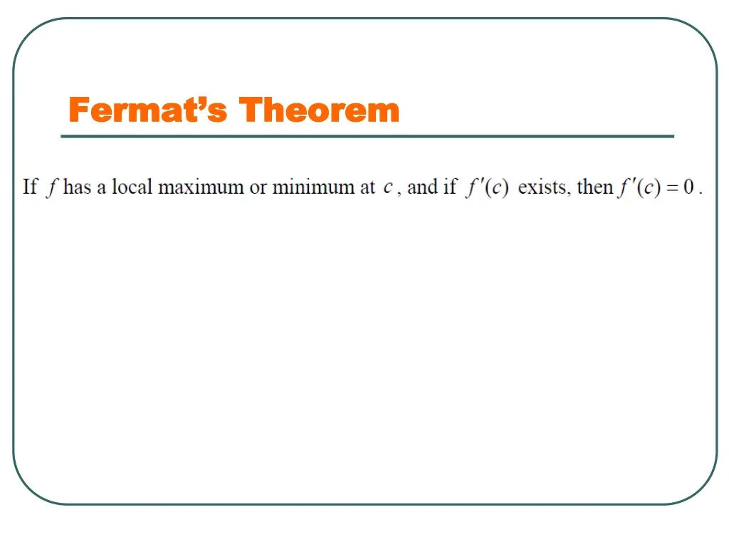 fermat s theorem fermat s theorem 1