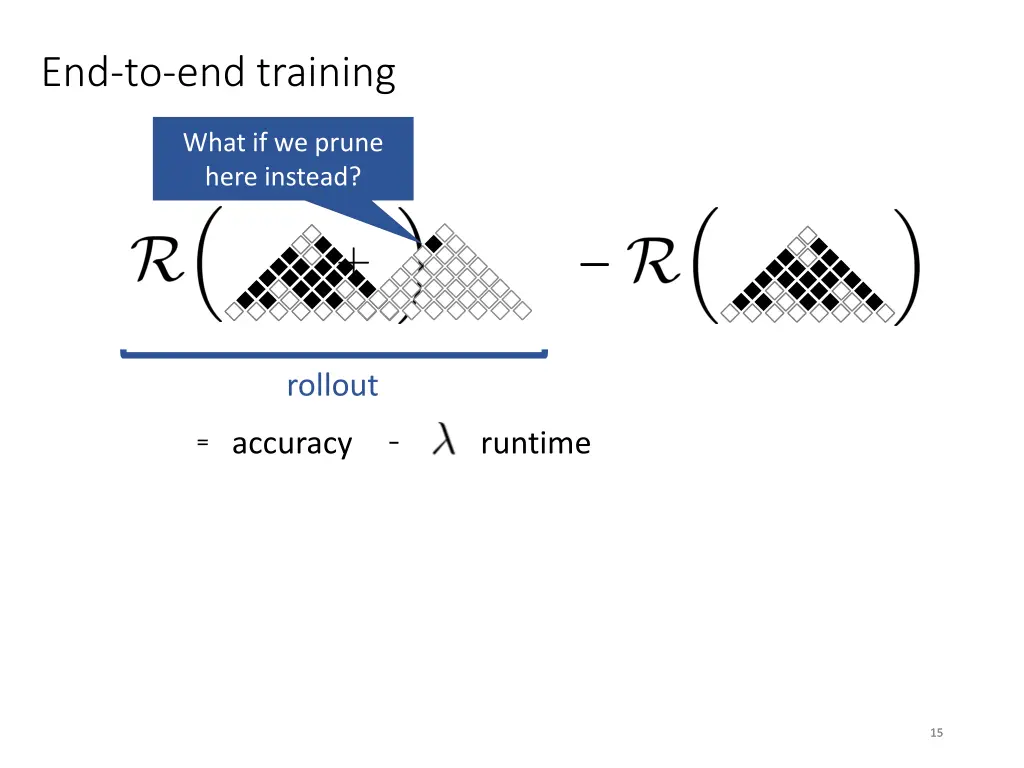 end to end training 1