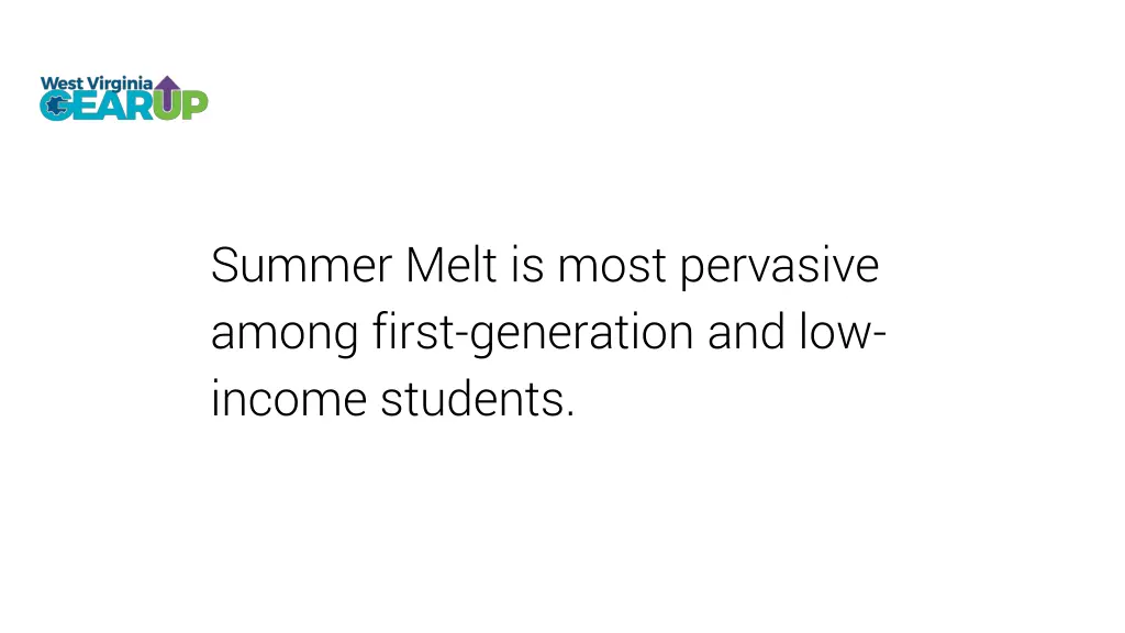 summer melt is most pervasive among first