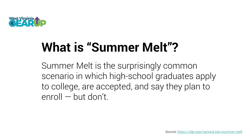 what is summer melt