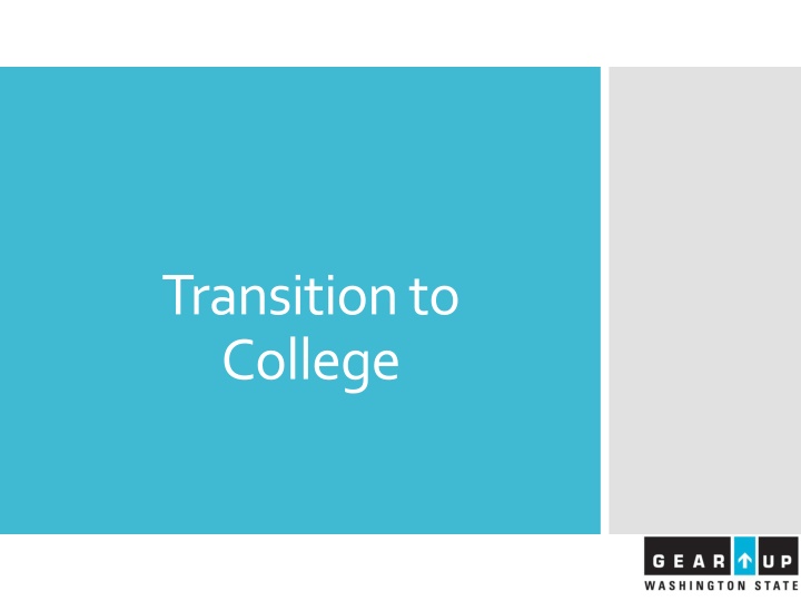 transition to college