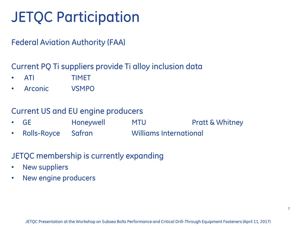 jetqc participation