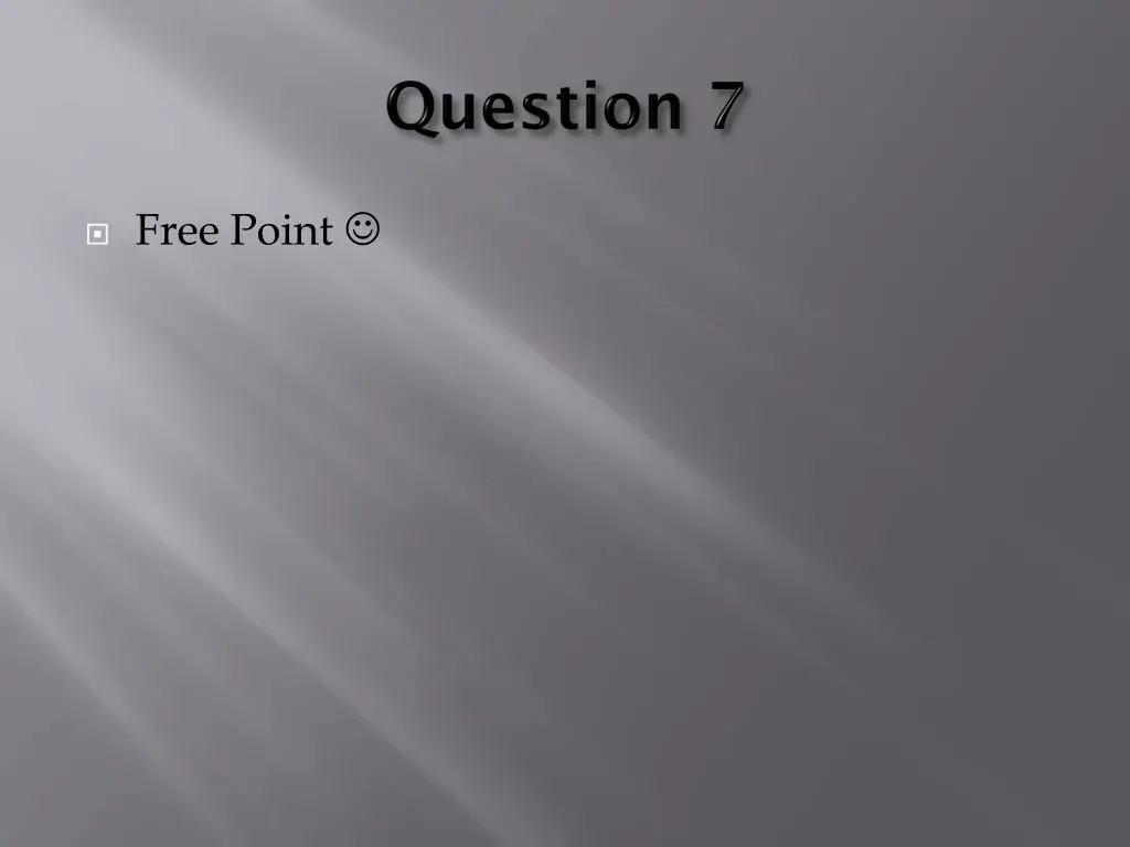 free point