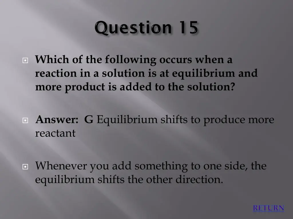 which of the following occurs when a reaction 1