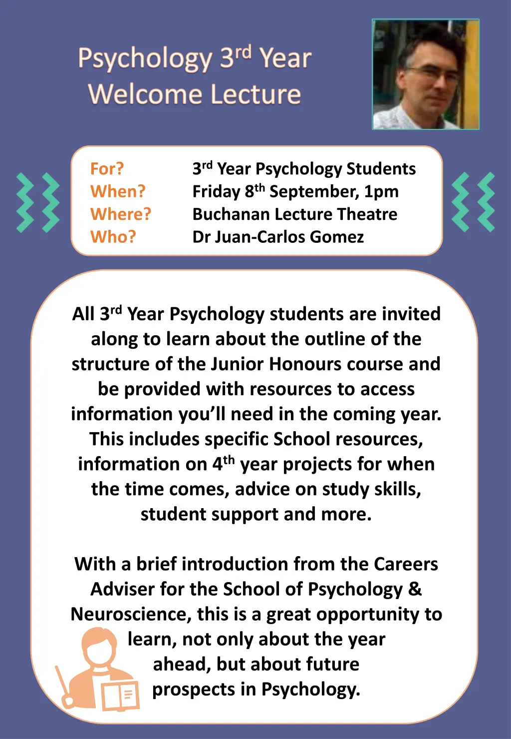 psychology 3 rd year welcome lecture