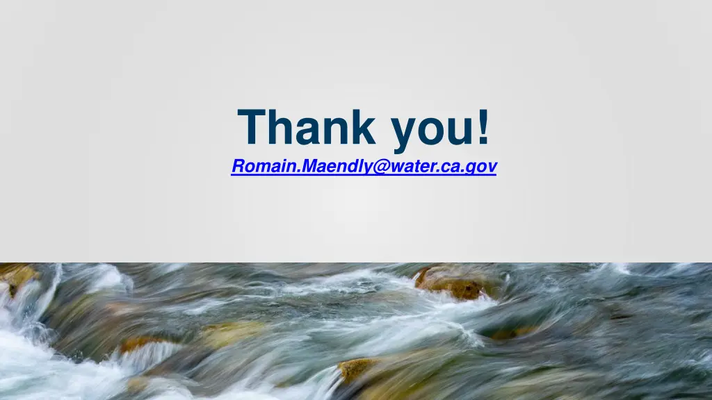 thank you romain maendly@water ca gov