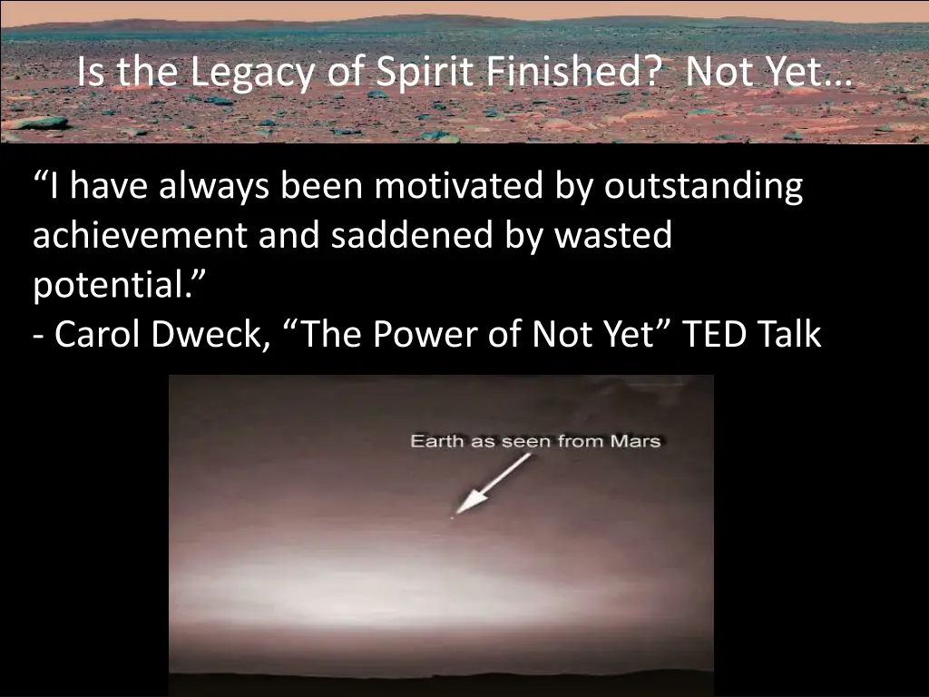 is the legacy of spirit finished not yet