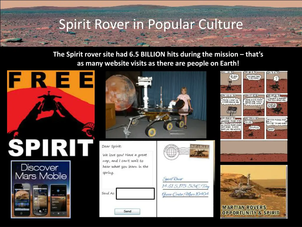 spirit rover in popular culture