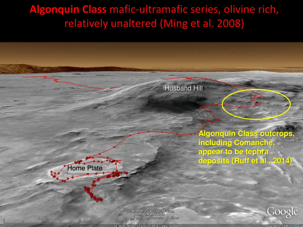 algonquin class mafic ultramafic series olivine