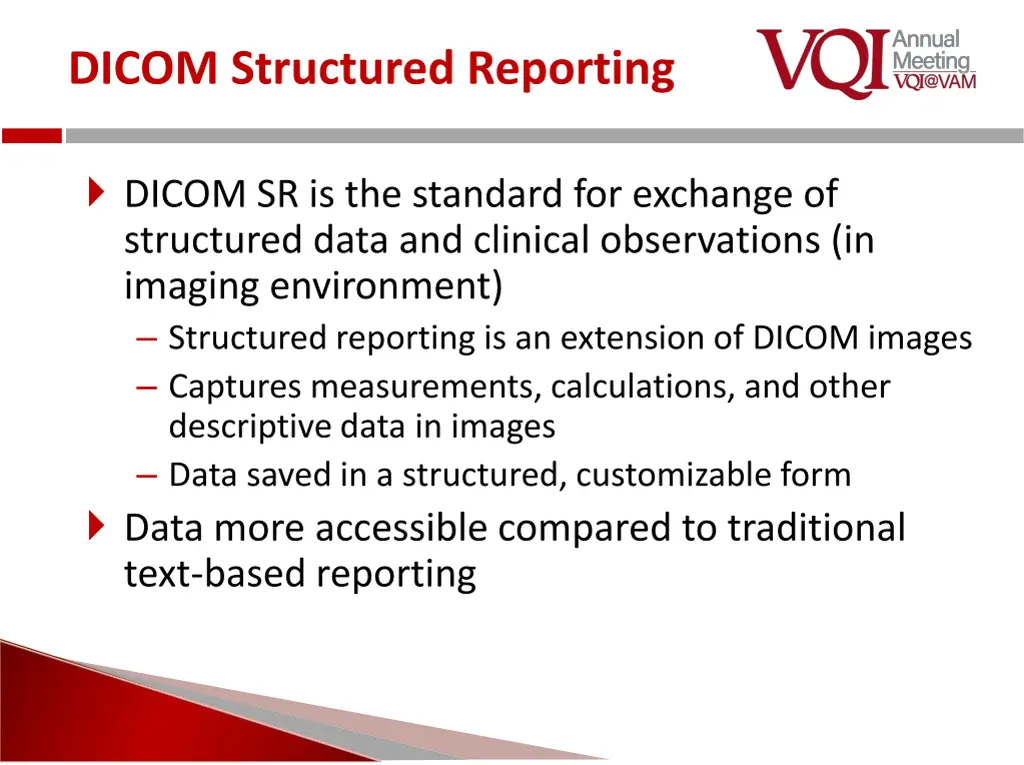 dicom structured reporting