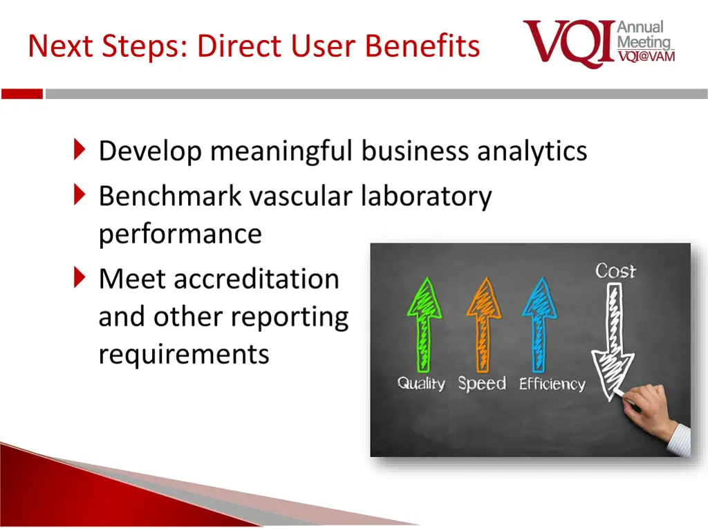 next steps direct user benefits