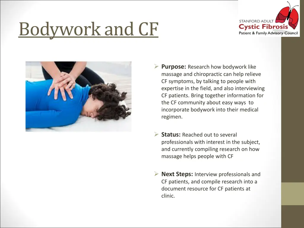 bodywork and cf