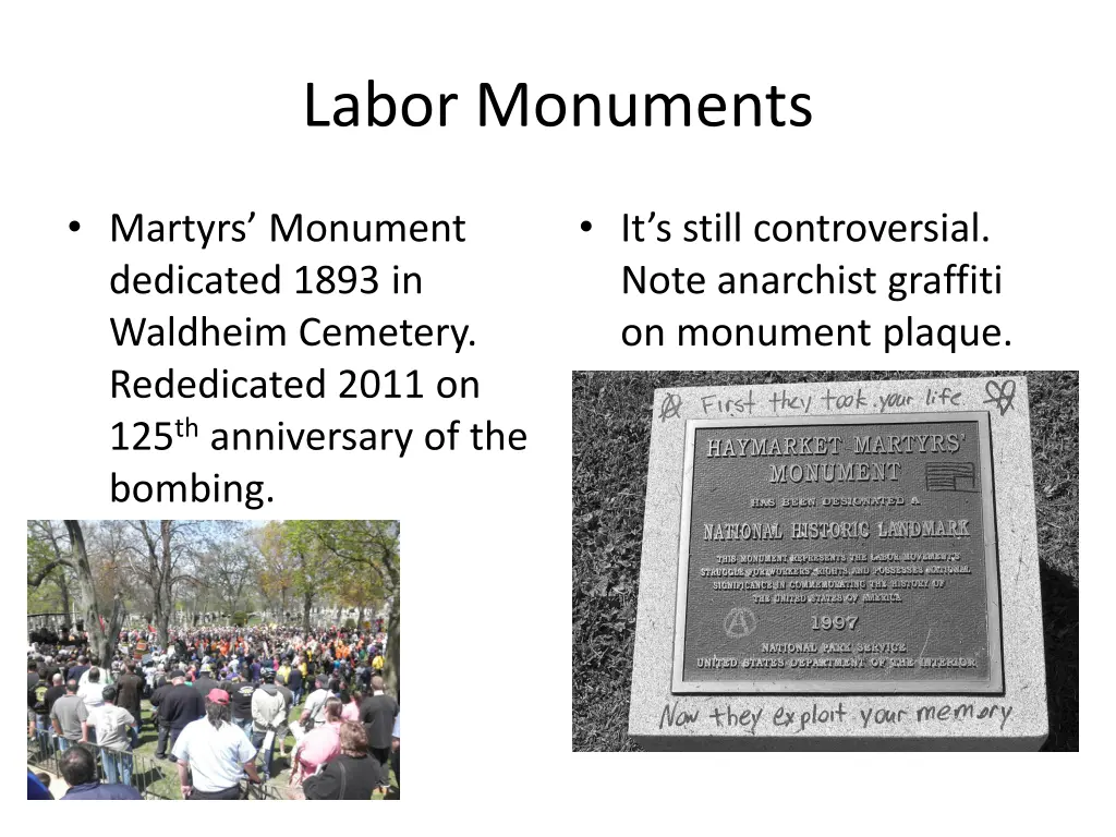 labor monuments