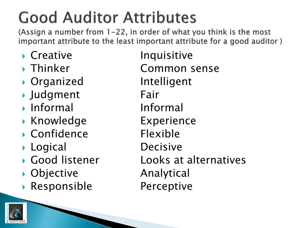 creative thinker organized judgment informal 1