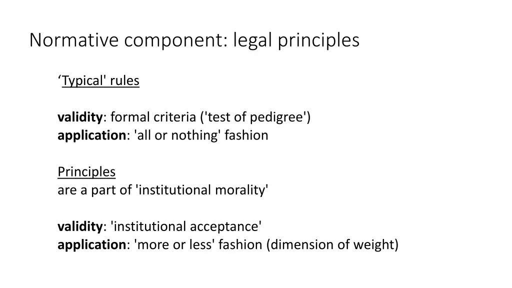 normative component legal principles