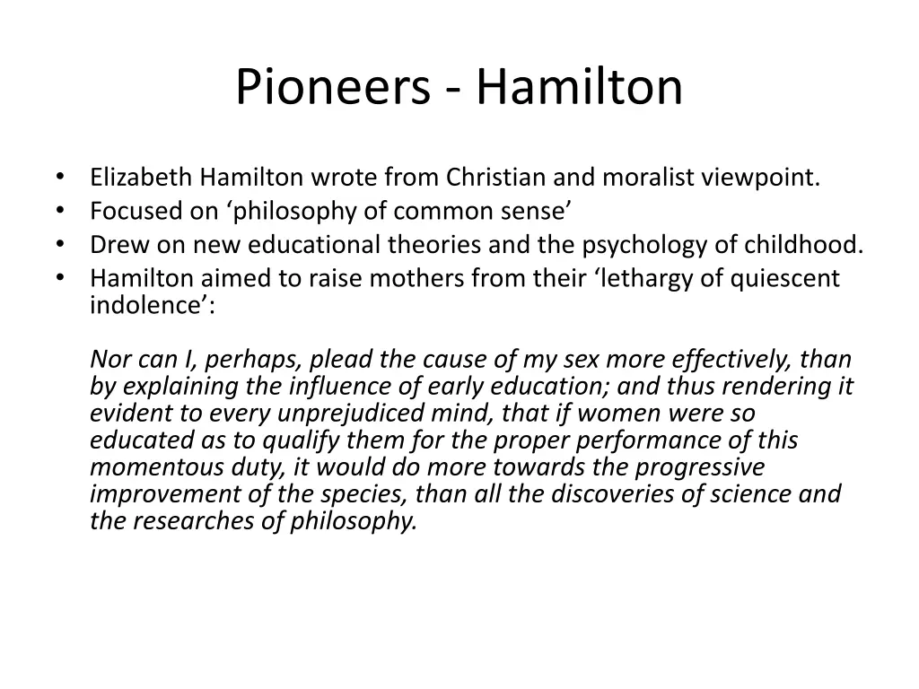 pioneers hamilton