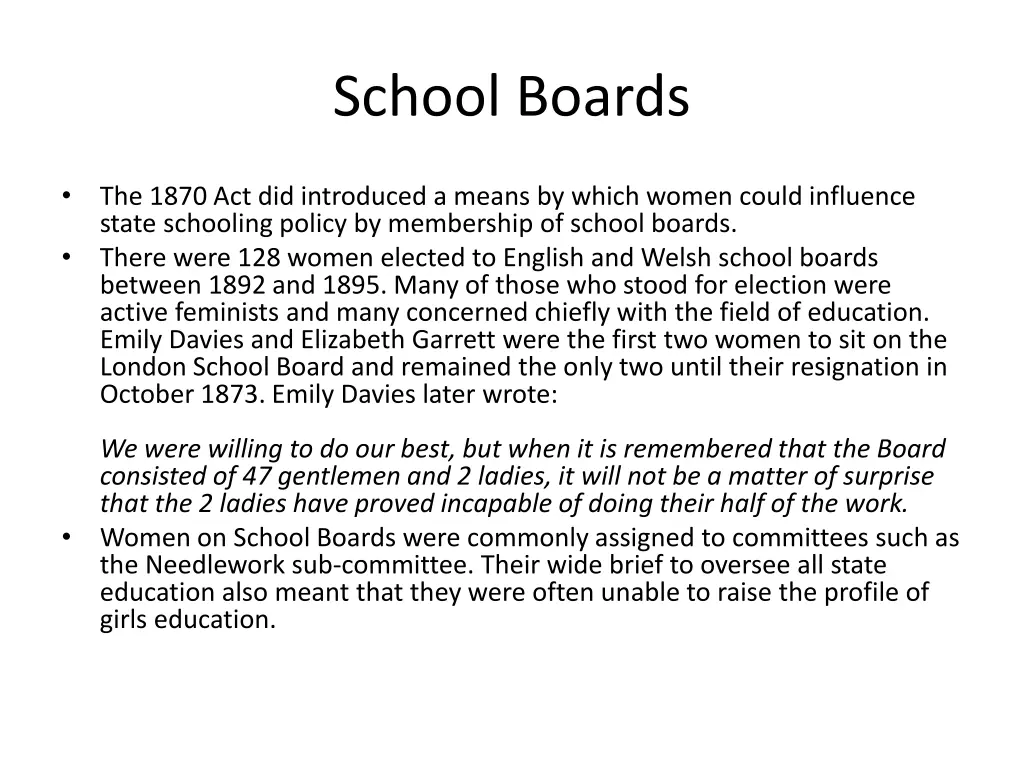 school boards