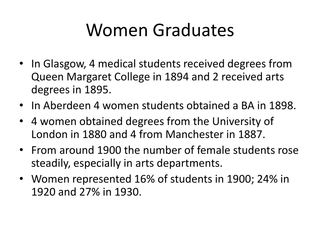 women graduates