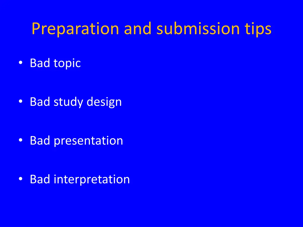 preparation and submission tips 1