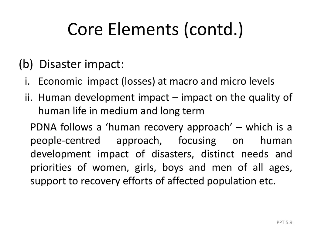 core elements contd 1